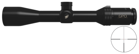 Lunette GPO Spectra 6X 1,5-9x44 grossissement 1,5-9 x 44 mm champ 28 m - 4,6 m à 100 mètres
