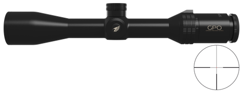 Lunette GPO Spectra 6X 1,5-9x44 grossissement 1,5-9 x 44 mm champ 28 m - 4,6 m à 100 mètres