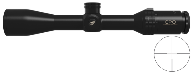 Lunette GPO Spectra 6X 1,5-9x44 grossissement 1,5-9 x 44 mm champ 28 m - 4,6 m à 100 mètres