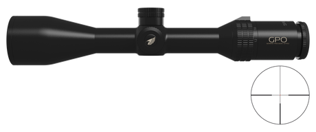 Lunette GPO Spectra 6X 2-12x50 grossissement 2-12 x 50 mm champ 21 m - 3,5 m à 100 mètres