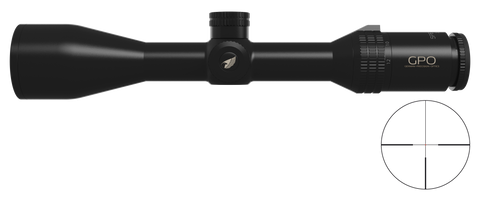 Lunette GPO Spectra 6X 2-12x50 grossissement 2-12 x 50 mm champ 21 m - 3,5 m à 100 mètres
