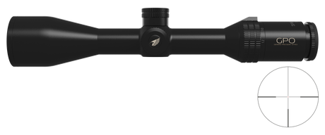 Lunette GPO Spectra 6X 2-12x50 grossissement 2-12 x 50 mm champ 21 m - 3,5 m à 100 mètres