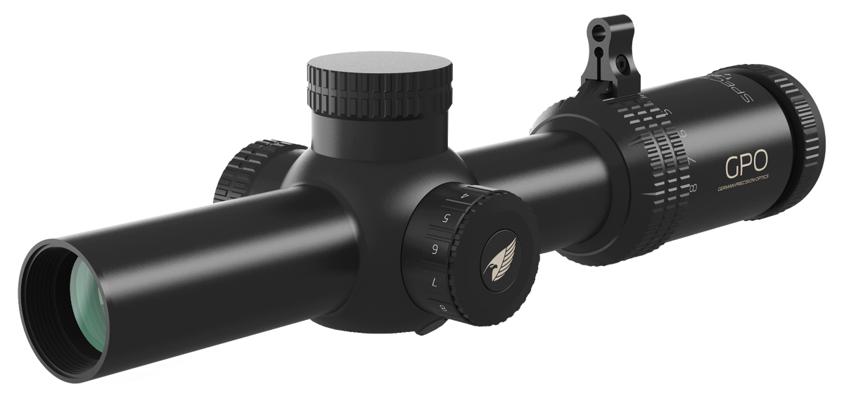 Lunette GPO Spectra 8X 1-8x24 grossissement 1-8 x 24 mm champ 40,4 m - 4,8 m à 100 mètres