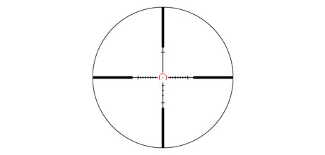 Lunette GPO Tactical 1-6x24 grossissement 1-6 x 24 mm champ 38 m - 6,3 m à 100 mètres