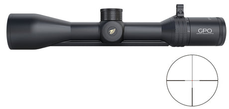 Lunette rail GPO Spectra 6X 2-12x50 grossissement 2-12 x 50 mm champ 21 m - 3,5 m à 100 mètres