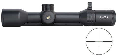 Lunette rail GPO Spectra 8X - 1,6-13x44 grossissement 1,6-13 x 44 mm