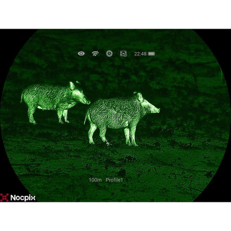 Lunette thermique Nocpix MATE H38R capteur 384 × 288 px 60 Hz télémètre laser 1 200 m