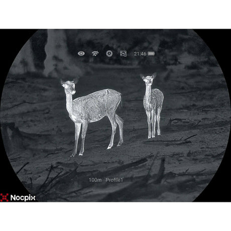 Lunette thermique Nocpix MATE H38R capteur 384 × 288 px 60 Hz télémètre laser 1 200 m
