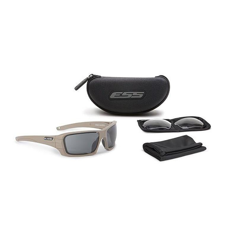 Lunettes balistiques ESS Rollbar kit deux paires écrans 2,2 mm MIL-PRF-32432