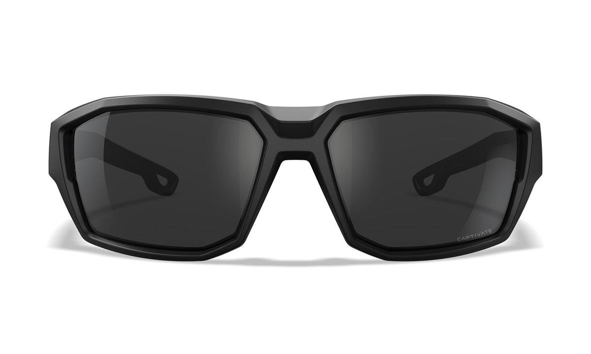 Lunettes balistiques Wiley X WX Alpine MIL-PRF-32432A verres Captivate noir mat