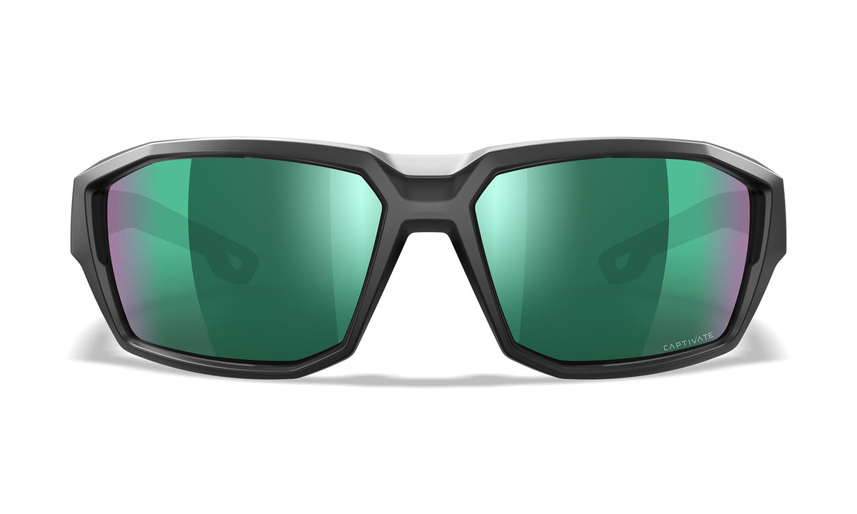Lunettes balistiques Wiley X WX Alpine MIL-PRF-32432A verres polarisés Captivate noir translucide