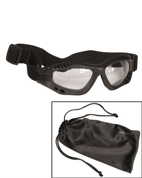 Lunettes de protection Mil-Tec Commando Air Pro monture ventilée polycarbonate