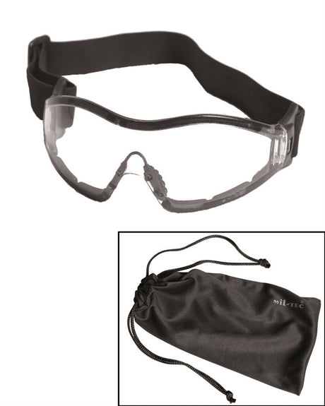 Lunettes de protection Mil-Tec Para en polycarbonate avec bande réglable