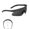 Lunettes de protection Swiss Eye Raptor petite taille monture nylon écrans UV-400