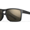 Lunettes de protection Wiley X WX Apex ANSI Z87.1 verres polarisés Captivate miroir noir mat