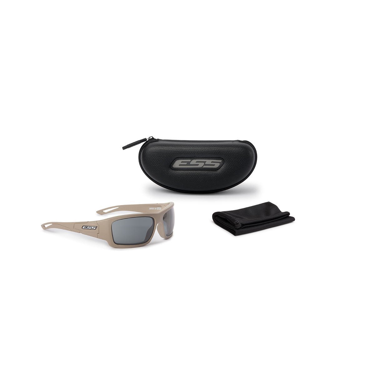 Lunettes de protection balistique ESS Credence à écran fixe certifiées ANSI Z87.1