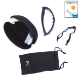 Lunettes de soleil monture TR90 verres 2 mm antibuée et traités antirayures