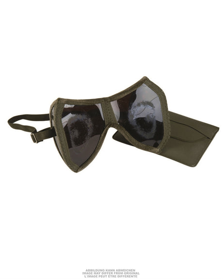 Lunettes pliantes de dotation Bundeswehr livrées avec leur étui, occasion, lot de 10