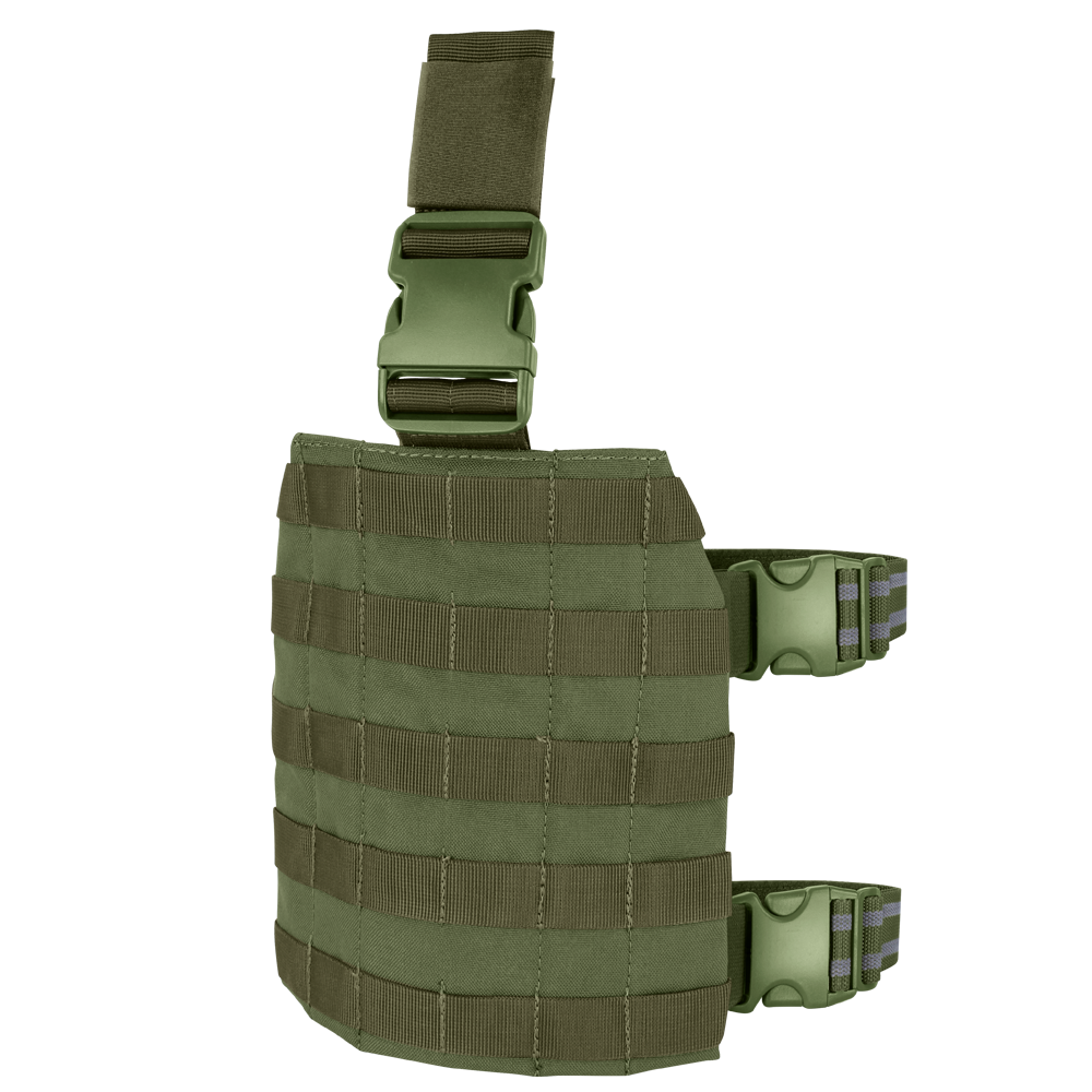 Plateforme de cuisse Condor Drop Leg cinq rangées MOLLE sangles anti-glisse