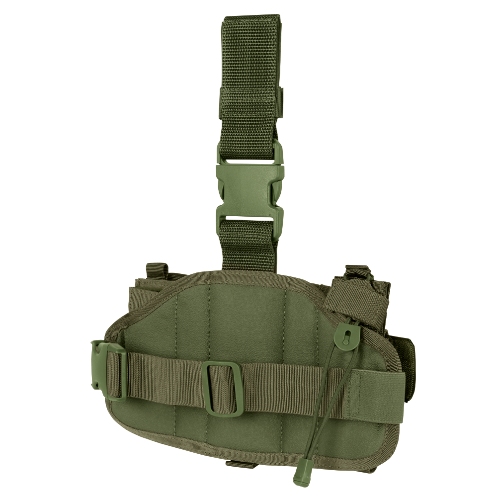 Plateforme de cuisse Condor EMT Leg Rig trois pochettes médicales amovibles