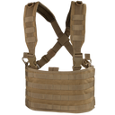 Gilet chest rig Condor Ops bretelles croisées rembourrées boucles pivotantes