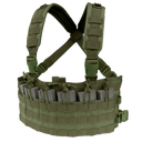 Gilet chest rig Condor Rapid Assault six porte-chargeurs ouverts à bride