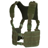 Gilet chest rig Condor Ronin harnais en H rembourré ouverture à dégagement rapide