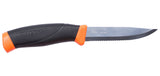Couteau à lame fixe Morakniv Companion SRT lame 104 mm partiellement dentelée acier 12C27