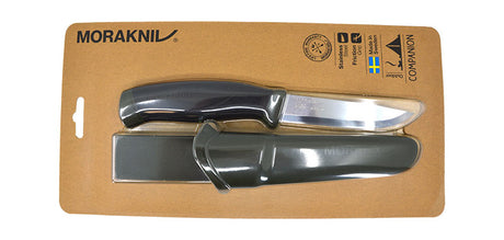 Couteau à lame fixe Morakniv Companion acier inoxydable 12C27 lame 104 mm étui ambidextre