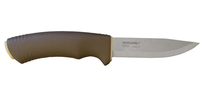 Couteau à lame fixe Morakniv Bushcraft Survival étui à allume-feu et affûteur diamanté intégrés