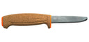 Couteau à lame fixe Morakniv flottant manche liège lame inoxydable 97 mm pour usage nautique