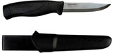 Couteau à lame fixe Morakniv Companion HeavyDuty lame 104 mm épaisse 3,2 mm acier 12C27
