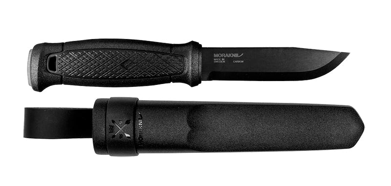 Couteau à lame fixe Morakniv Garberg BlackBlade acier carbone revêtu lame 109 mm soie pleine