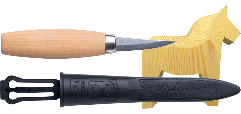 Kit de sculpture sur bois Morakniv couteau droit et couteau crochet manches bouleau