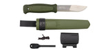 Couteau à lame fixe Morakniv Kansbol kit de survie ferrocérium et affûteur diamanté 108 mm