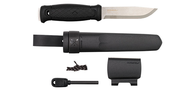 Couteau à lame fixe Morakniv Garberg soie pleine kit de survie ferrocérium affûteur diamanté