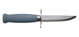 Couteau à lame fixe Morakniv Scout 39 Safe bout arrondi manche bouleau étui cuir 87 mm