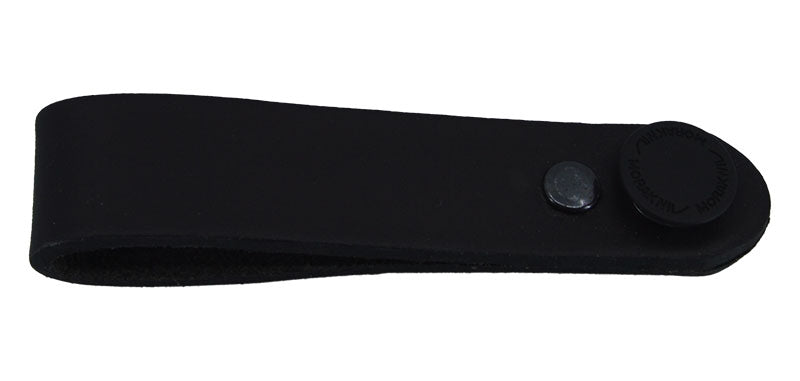 Dangler Morakniv cuir tanné végétal 100 x 20 mm avec bouton pression pour étui de couteau