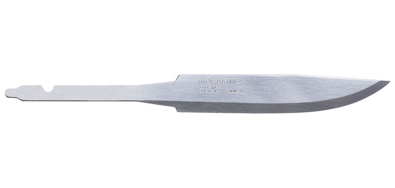 Lame seule Morakniv inox n°1 acier 12C27 100 mm à monter sur manche fabriqué
