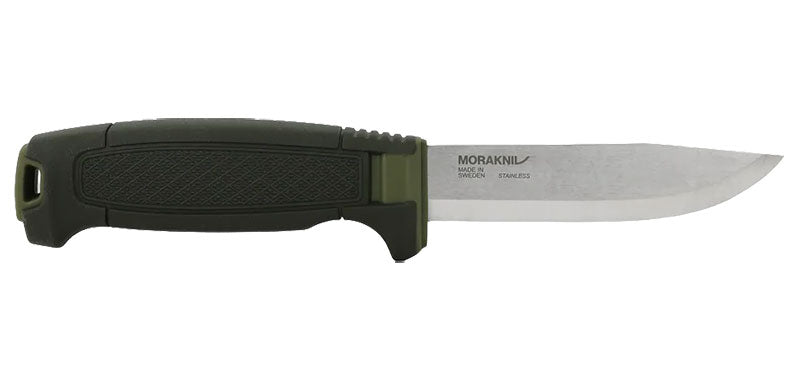Couteau à lame fixe Morakniv Amberg lame 109 mm de 3,2 mm acier 12C27 fixation fournie