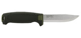 Couteau à lame fixe Morakniv Amberg lame 109 mm de 3,2 mm acier 12C27 fixation fournie