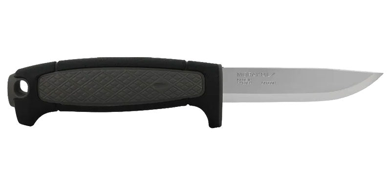 Couteau à lame fixe Morakniv Risberg acier au carbone C100S lame 91 mm étui verrouillable