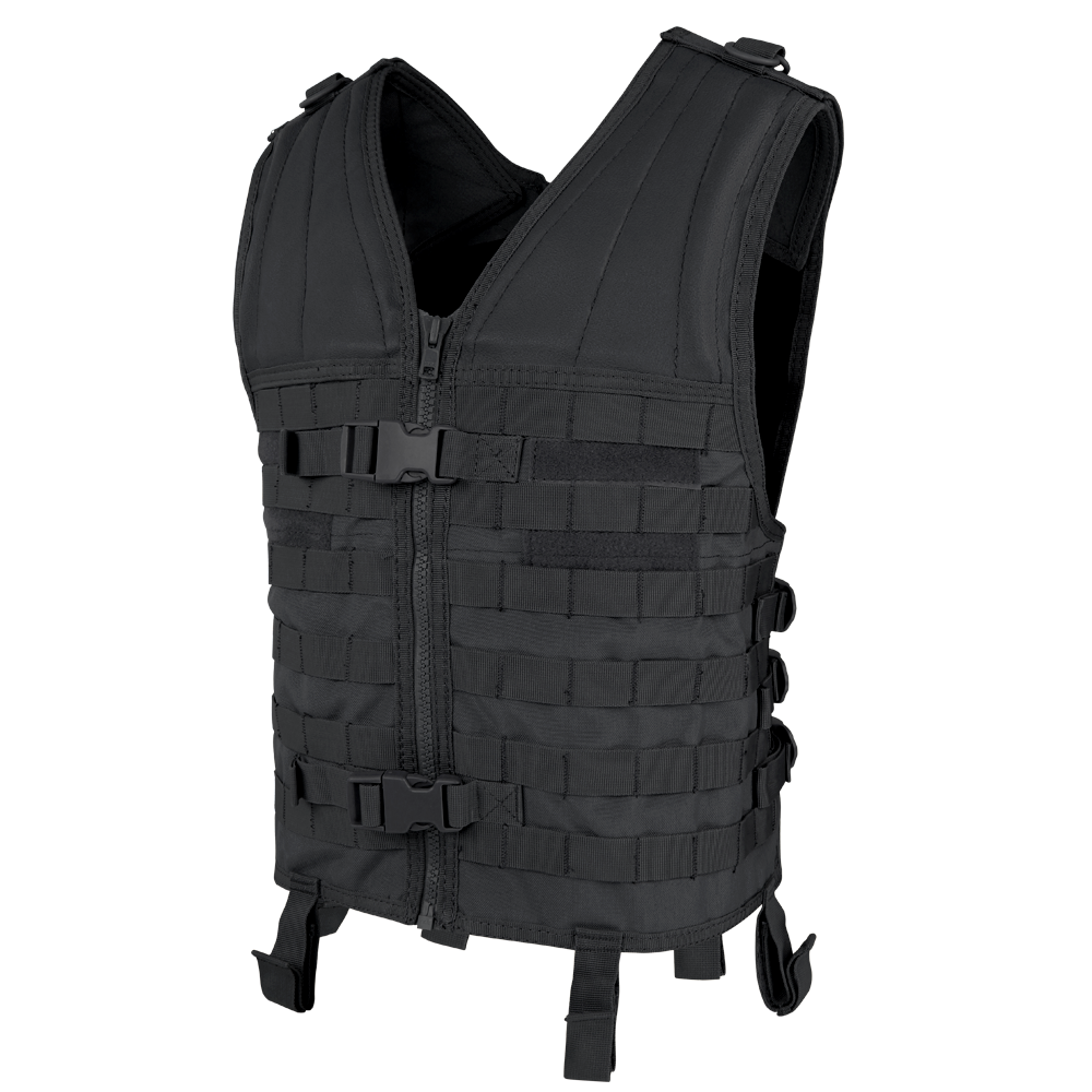 Gilet tactique Condor Modular Vest sangles MOLLE poignée d'extraction taille M à XL