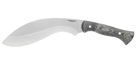 Machette Condor Wild Brush Kukri acier 1075 High Carbon lame 273 mm