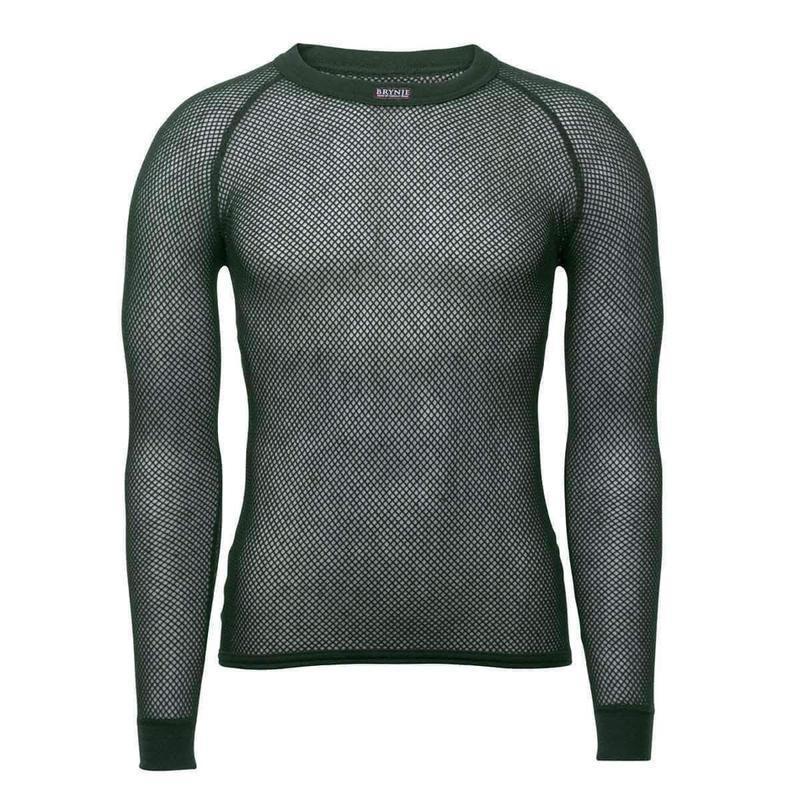 Maillot Brynje Super Thermo manches longues avec renfort d'épaule, résille 140 g/m²
