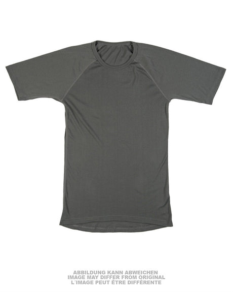 Maillot de corps néerlandais à manches courtes en pur polyester, surplus d'occasion, lot de 10