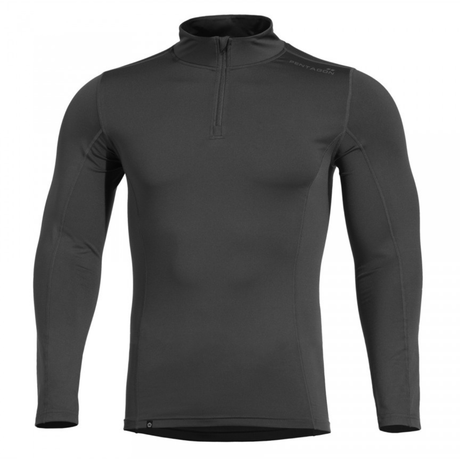 Maillot thermorégulateur Pentagon Pindos demi-fermeture envers micropolaire col montant