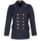 Manteau de la marine populaire est-allemande, vêtement de dotation d'occasion