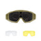 Masque balistique Bloc Tactical HAWKFIRE XR kit 3 écrans 2,8 mm EN 166 1 BT KN