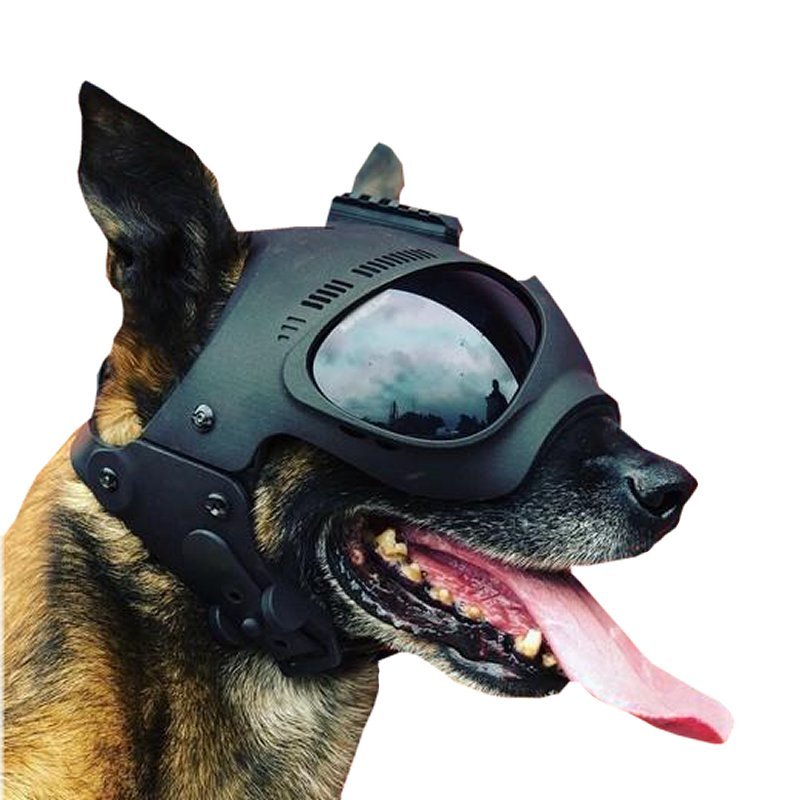 Police Dog Muzzle Tactical Helmet For Dogs Military Dog Helmet